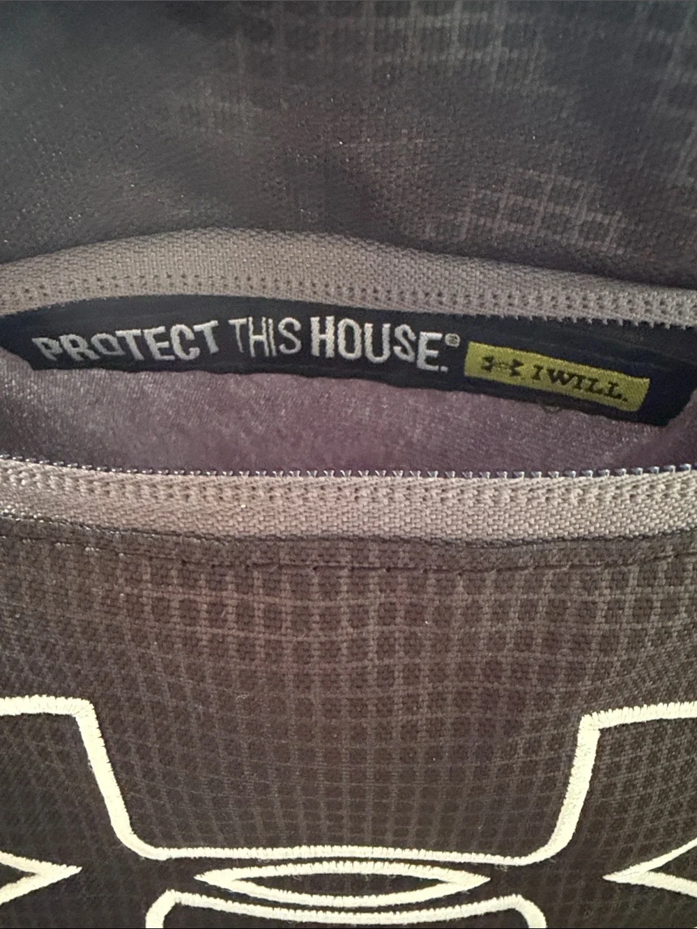Under Armour Black Duffel Bag with White Logo